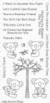 MFT - Clear Stamp - Cuddly Koalas