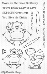 MFT - Clear Stamp - Ski-Sons Greetings