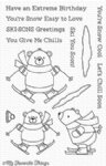 MFT - Clear Stamp - Ski-Sons Greetings