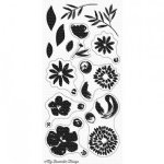 MFT - Clear Stamp - Brushstroke Blooms