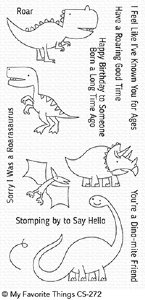 MFT - Clear Stamp - Delightful Dinosaurs
