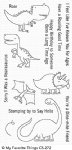 MFT - Clear Stamp - Delightful Dinosaurs