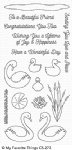 MFT - Clear Stamp - Splendid Swans