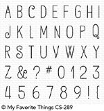 MFT - Clear Stamps - Birdie Brown Alphabet & Numbers