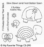 MFT - Clear Stamps - Too-Cute Turtles