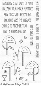 MFT - Clear Stamp -  Let's Flamingle