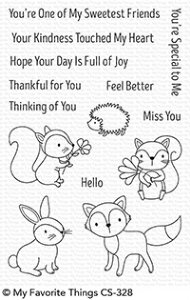 MFT - Clear Stamp - Woodland Friends