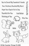 MFT - Clear Stamp - Woodland Friends