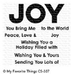 MFT - Clear Stamp - Filled with Joy