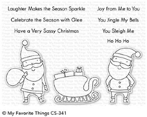 MFT - Clear Stamp - Sassy Santa