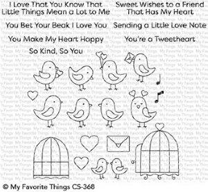 MFT - Clear Stamp - Tweethearts