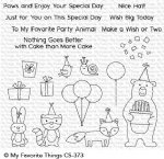MFT - Clear Stamp - Birthday Bear & Friends