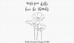 MFT - Clear Stamp - Flowers in Bloom