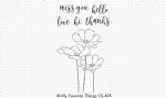 MFT - Clear Stamp - Flowers in Bloom