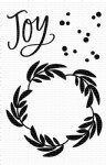 MFT - Clear Stamp - Joy Wreath