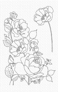 MFT - Clear Stamp - Rose Garden