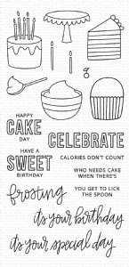 MFT - Clear Stamp - Birthdays Take the Cake