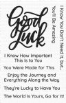 MFT - Clear Stamp - Good Luck Greetings