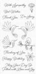 MFT - Clear Stamp - Happy Hummingbirds