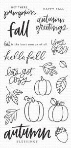 My Favorite Things - Clear Stamp - Autumn Blessings