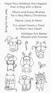 MFT - Clear Stamps - Peace, Love, & Paws