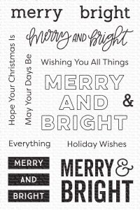 MFT - Clear Stamps - Merry & Bright