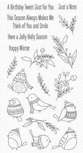 My Favorite Things - Clear Stamp -  Winter Songbird