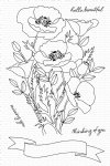 My Favorite Things - Clear Stamp - Wild Poppies