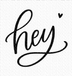 My Favorite Things - Clear Stamp - Hey