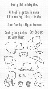 My Favorite Things - Clear Stamp - Beach Bear