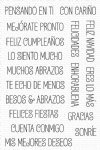 My Favorite Things - Clear Stamp - Greetings Galore - Spanish