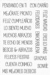 My Favorite Things - Clear Stamp - Greetings Galore - Spanish