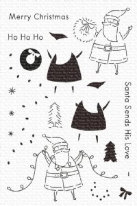 MFT - Clear Stamp - Santa Send His Love