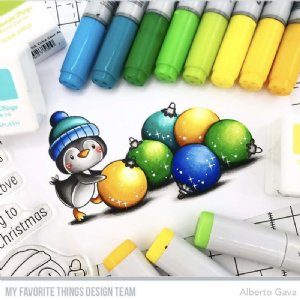 My Favorite Things - Clear Stamp - It's Penguining to Look a Lot Like Christmas
