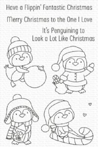 My Favorite Things - Clear Stamp - It's Penguining to Look a Lot Like Christmas