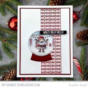 MFT - Clear Stamp - Snow Globe Singles