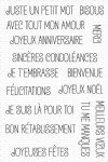 My Favorite Things - Clear Stamp - Greetings Galore - French