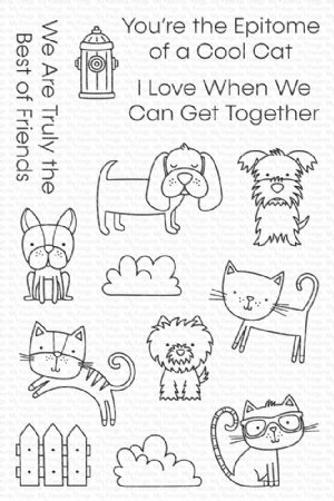 MFT - Clear Stamp - Best of Friends