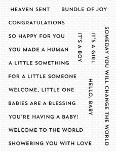 MFT - Clear Stamp - Itty Bitty Baby