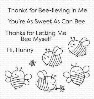 MFT - Clear Stamp - Honey Bees