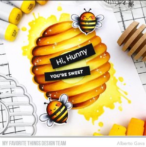 MFT - Clear Stamp - Honey Bees