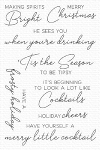 My Favorite Things - Clear Stamp - Holiday Cheers