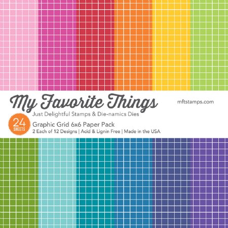My Favorite Things - 6x6 Paper - Graphic Grid