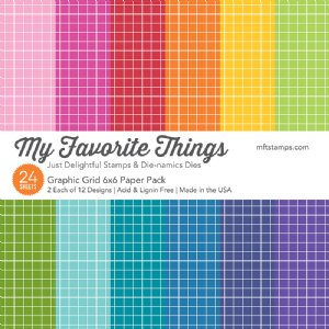 My Favorite Things - 6x6 Paper - Graphic Grid