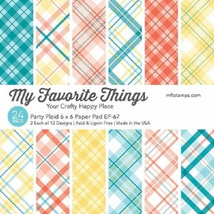 MFT- 6X6 Paper - Party Plaid