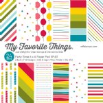 My Favorite Things - 6X6 Paper Pad - Party Time