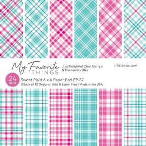 My Favorite Things - 6X6 Paper Pad - Sweet Plaid