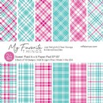 My Favorite Things - 6X6 Paper Pad - Sweet Plaid