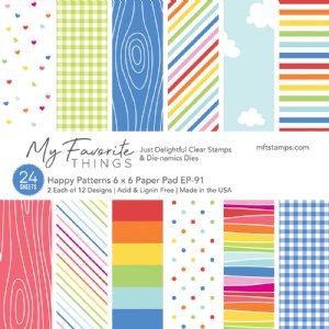 My Favorite Things - 6X6 Paper Pad - Happy Patterns