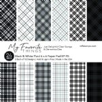 My Favorite Things - 6X6 Paper Pad - Black & White Plaid